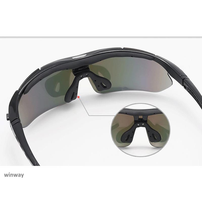 サングラス 偏光 スポーツサングラス 男女兼用 偏光レンズ 10点