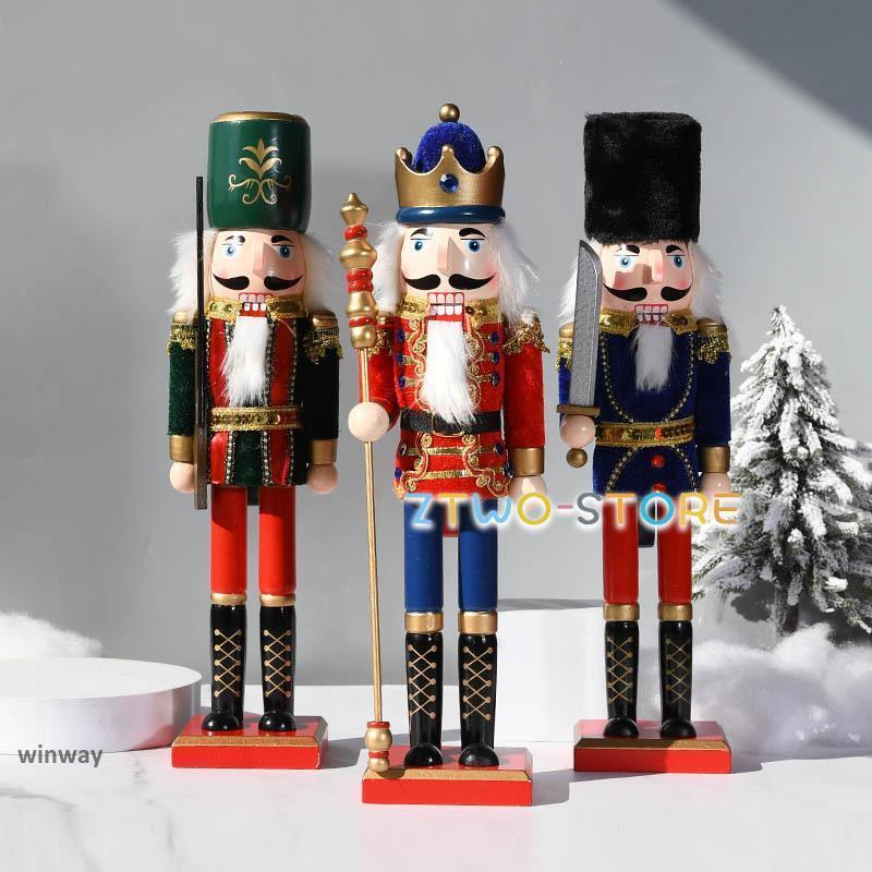 木工品 くるみ割り人形く ドイツ 兵士 国王人形 38cm 人形 工芸品 洋風