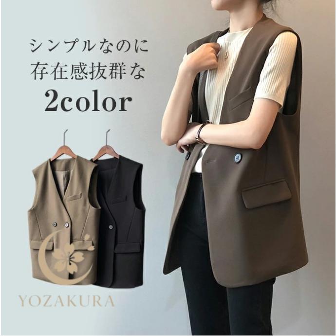 ジレ ベスト レディース ジレベスト 秋 春夏 アウター ジャケット