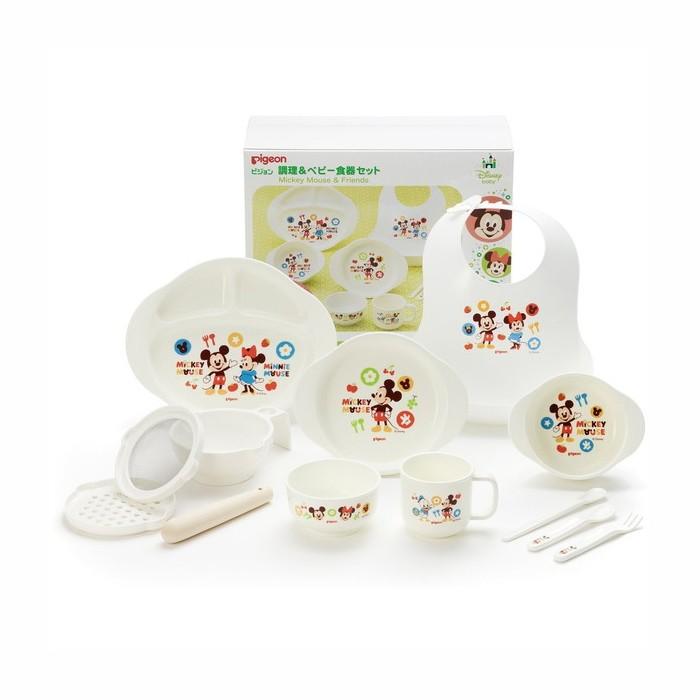 Pigeon ピジョン 調理 ベビー食器セット ミッキー フレンズ Daydaybuy 通販 Yahoo ショッピング