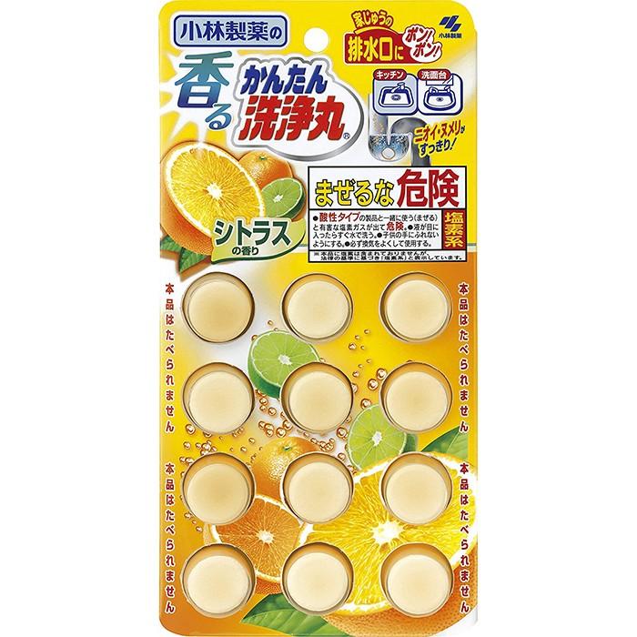 Kobayashi Pharmaceutical Co., Ltd. Fragrant Easy Cleaning Maru Citrus Fragrance 12 Tablets ｜ daydaybuy