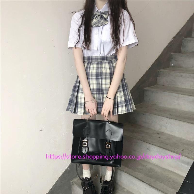 新作モデル チェック柄セーラー服 女子高校生 学生服 半袖 セットアップ 上下3点セット Jk制服 文化祭 学園祭 ティーンズエバー スクール プリーツスカートコスプレ衣装 Simbcity Net