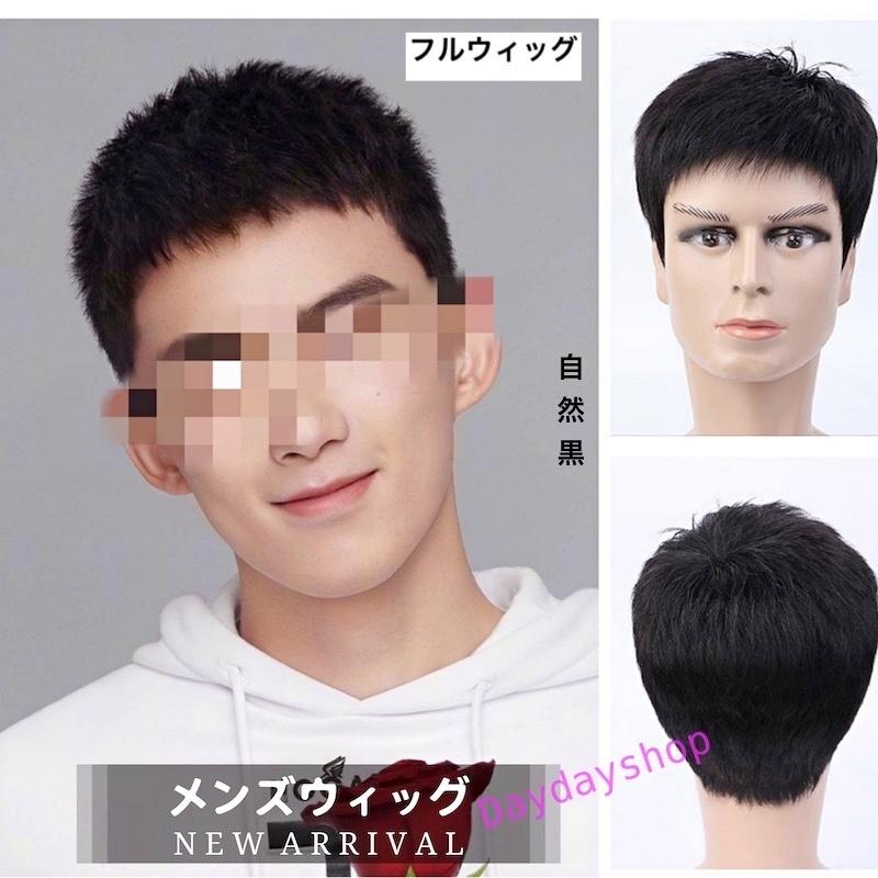 メンズウィッグ 男性用 かつら フルウィッグ ショート 脱毛症対策 人毛 カツラ イメチェン つむじ 自然黒 短い 鬘 通気性 調節可 着用簡単 普段使い イケメン Ad772 Daydayshop 通販 Yahoo ショッピング