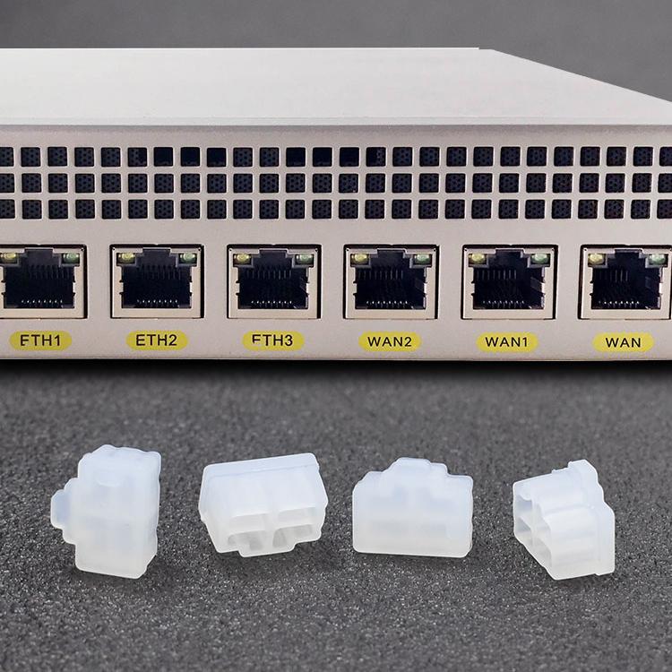 メール便無料発送　RJ45 LAN コネクタカバー PC　パソコン　ノート　　防塵ポート用　保護キャップ　端子  シリコン コネクタカバー　 | 