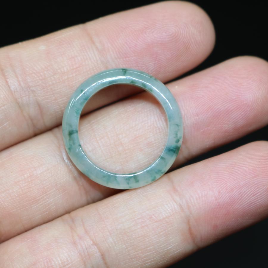 男女兼用　17号　18号　指輪 リング ミャンマー天然翡翠　ジェイダイト　ヒスイ　A貨　天然石　 送料無料 |  | 04