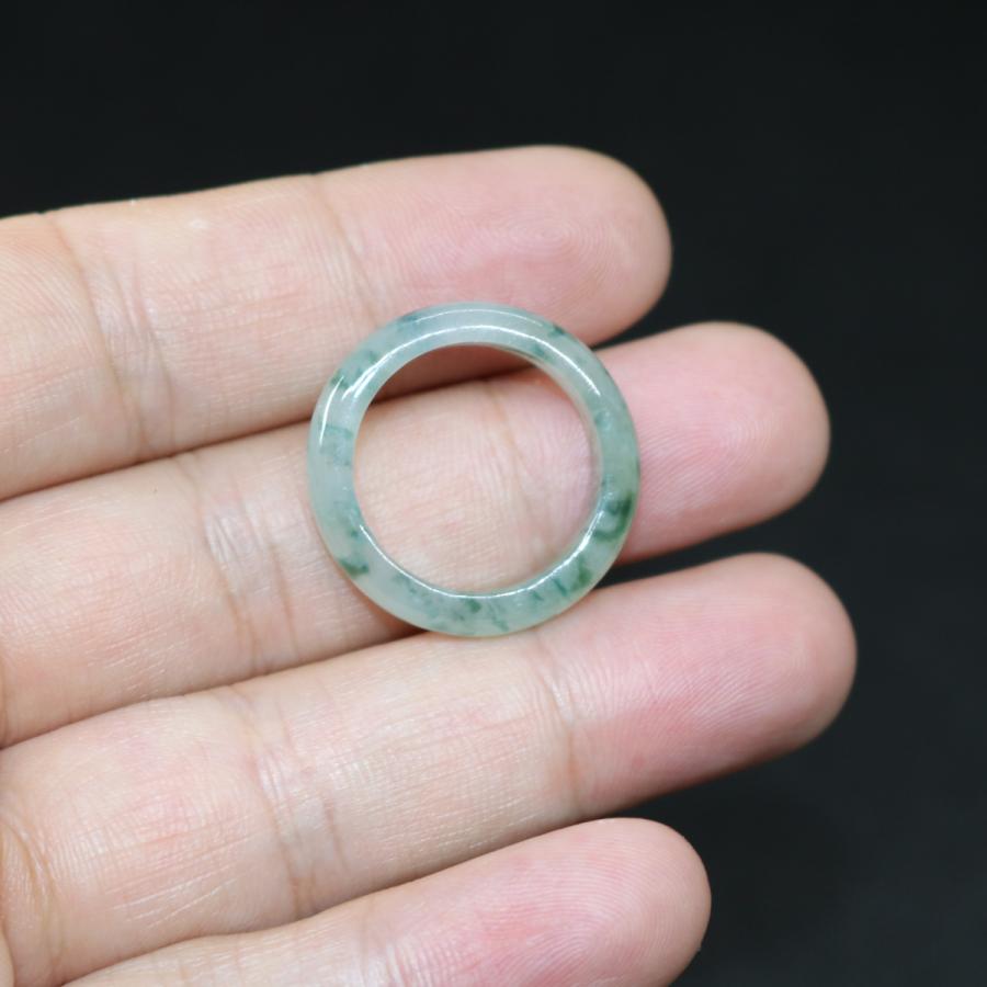 男女兼用　17号　18号　指輪 リング ミャンマー天然翡翠　ジェイダイト　ヒスイ　A貨　天然石　 送料無料 |  | 07