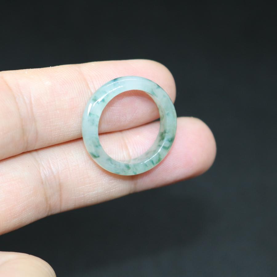 男女兼用　17号　18号　指輪 リング ミャンマー天然翡翠　ジェイダイト　ヒスイ　A貨　天然石　 送料無料 |  | 08