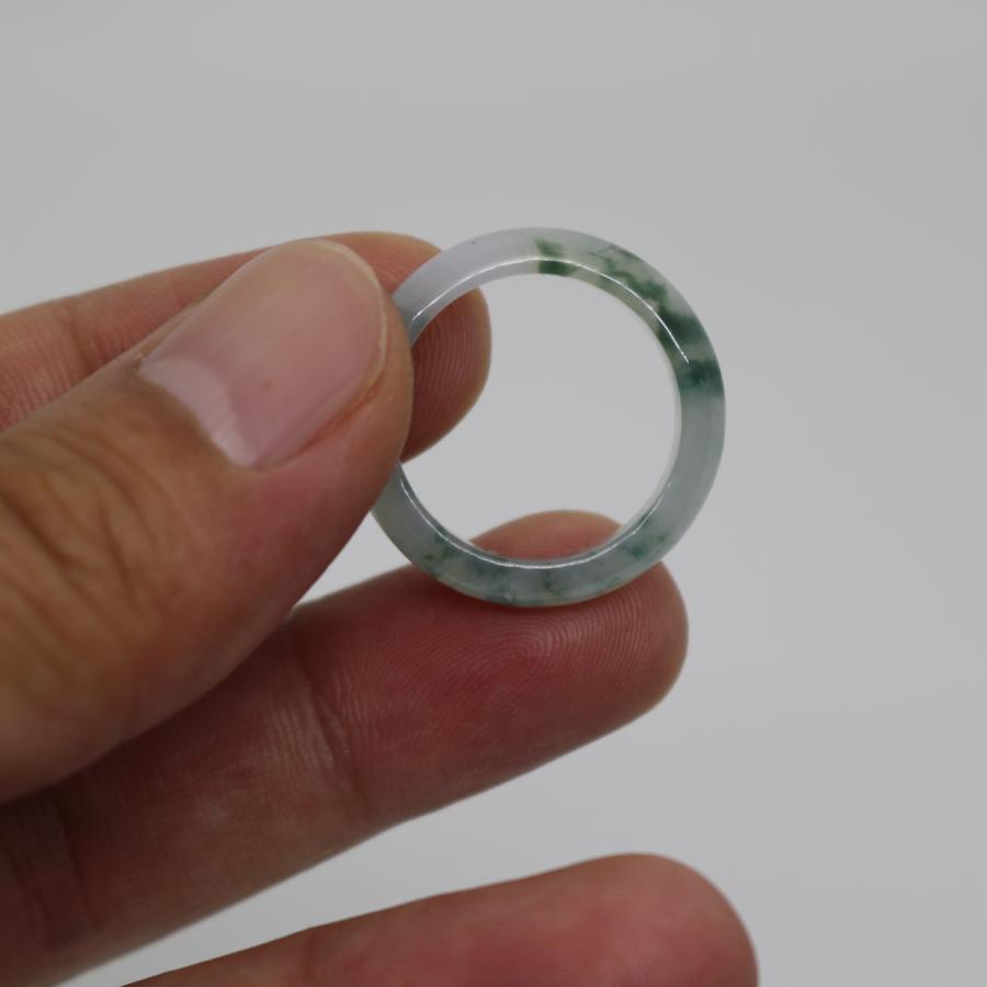 男女兼用　17号　18号　指輪 リング ミャンマー天然翡翠　ジェイダイト　ヒスイ　A貨　天然石　 送料無料 |  | 02