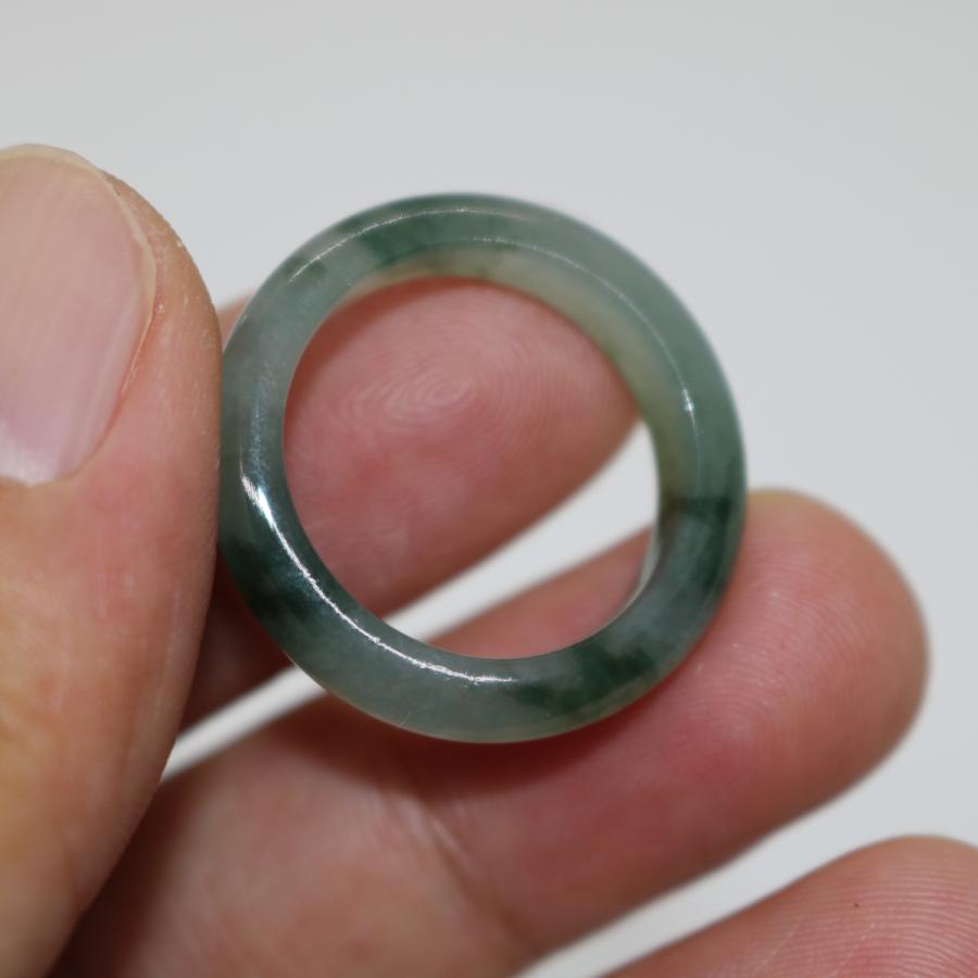 男女兼用　19号　20号　指輪 リング ミャンマー天然翡翠A貨　ジェイダイト　ヒスイ　天然石　 送料無料 |  | 05