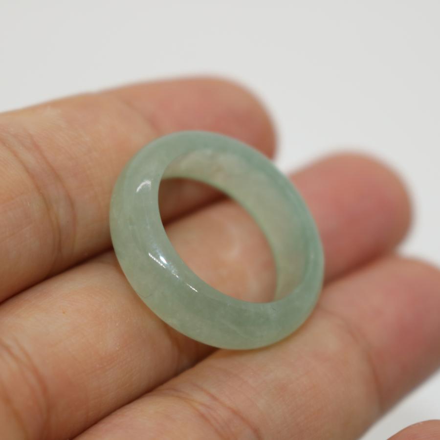 男女兼用　20号　19号　　指輪 リング ミャンマー天然翡翠　ジェイダイト　ヒスイ　A貨　天然石　 送料無料 |  | 03