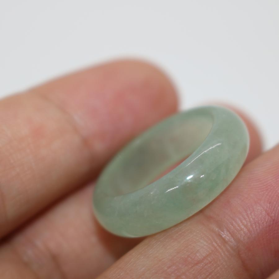 男女兼用　20号　19号　　指輪 リング ミャンマー天然翡翠　ジェイダイト　ヒスイ　A貨　天然石　 送料無料 |  | 05