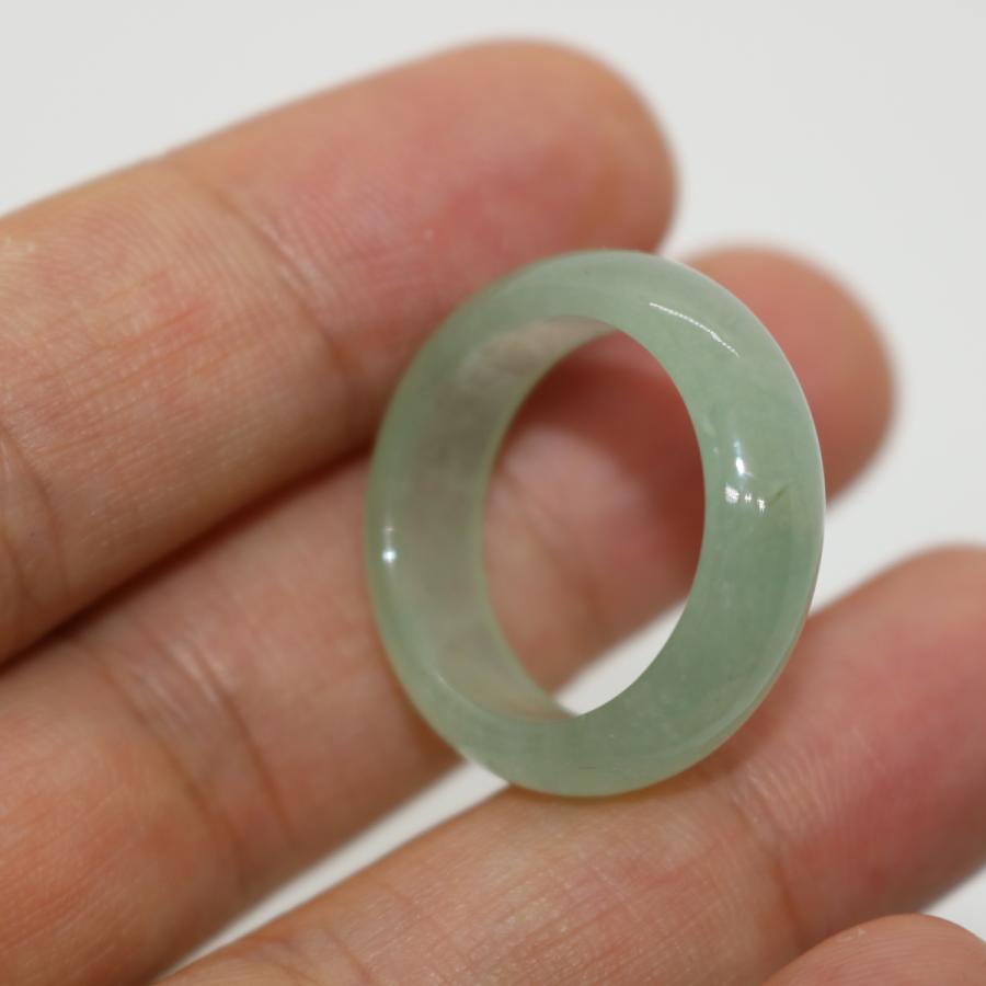 男女兼用　20号　19号　　指輪 リング ミャンマー天然翡翠　ジェイダイト　ヒスイ　A貨　天然石　 送料無料 |  | 07