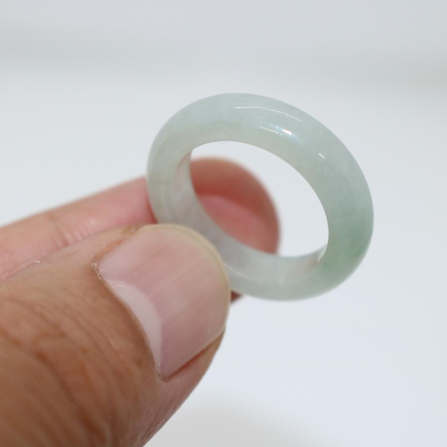13号　14号　指輪 リング ミャンマー天然翡翠　ジェイダイト　ヒスイ　A貨　天然石　 送料無料 |  | 02