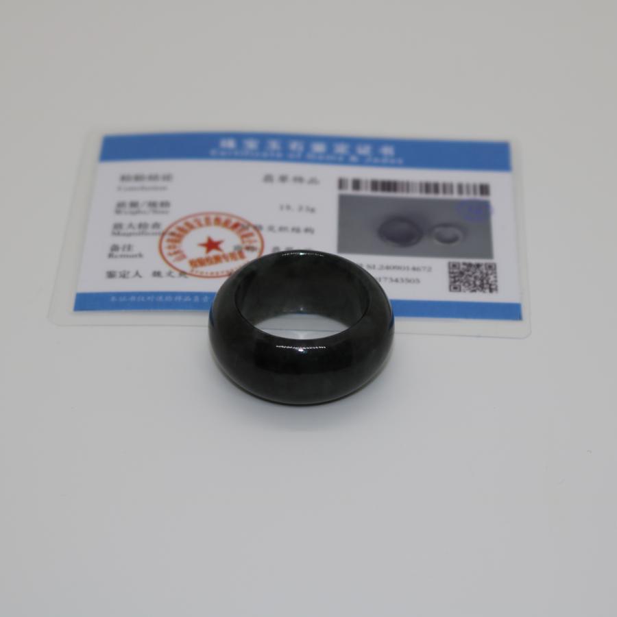 27号　28号　親指　指輪 リング ミャンマー天然翡翠　ジェイダイト　ヒスイ　A貨　天然石　 送料無料 |  | 10
