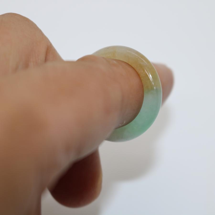 13号　14号　希少　多彩　指輪 リング ミャンマー天然翡翠　ジェイダイト　ヒスイ　A貨　天然石　 送料無料 |  | 05