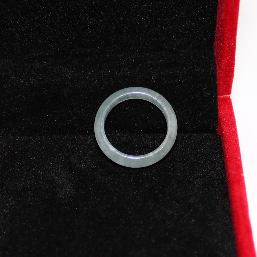 13号　14号　雪の花模様　指輪 リング ミャンマー天然翡翠　ジェイダイト　ヒスイ　A貨　天然石　 送料無料 |  | 08