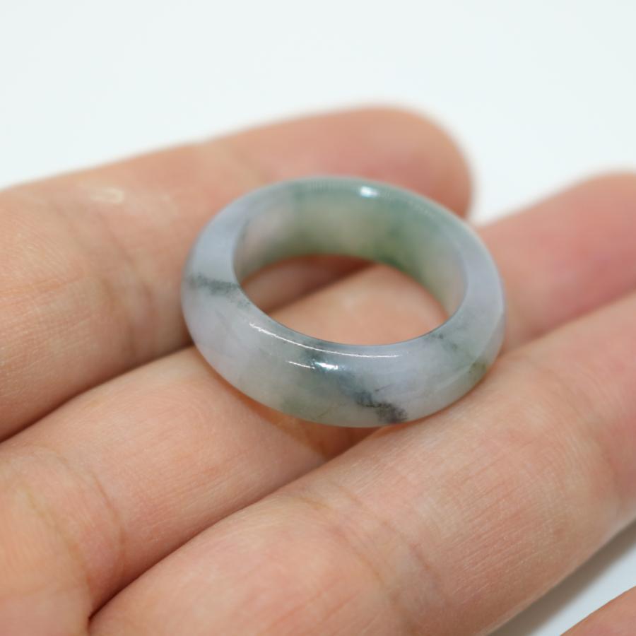 16号 17号　希少　多彩　男女兼用　指輪 リング ミャンマー天然翡翠　ジェイダイト　ヒスイ　A貨　天然石　 送料無料 |  | 03