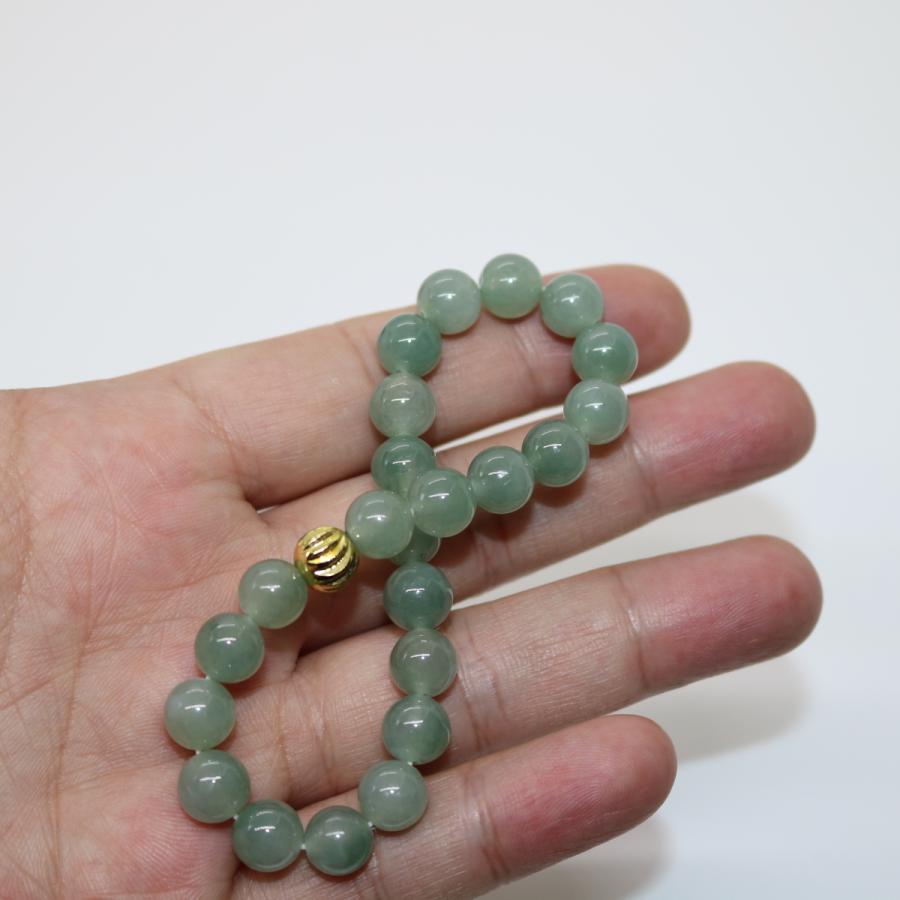 8.2ｍｍ　ブレスレット　ミャンマー天然A貨翡翠　ジェイダイト　ヒスイ　　天然石　 送料無料 |  | 05