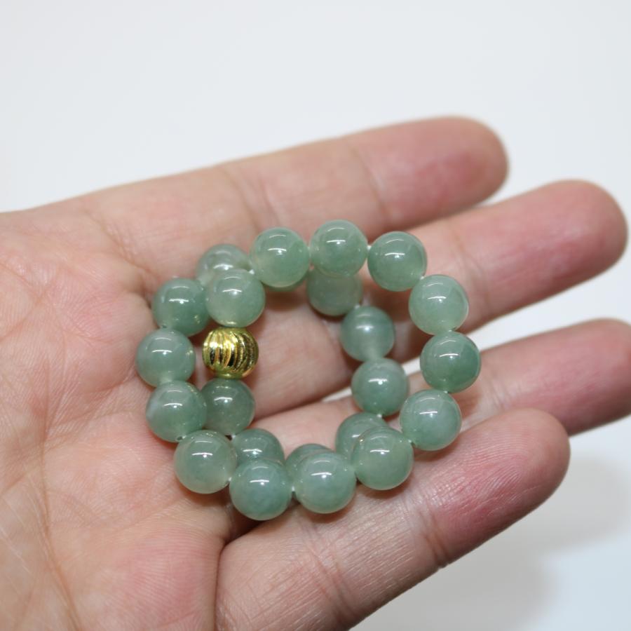 8.2ｍｍ　ブレスレット　ミャンマー天然A貨翡翠　ジェイダイト　ヒスイ　　天然石　 送料無料 |  | 07