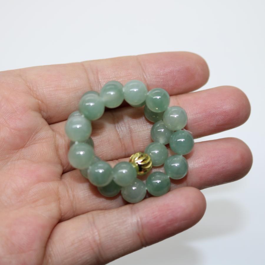 8.2ｍｍ　ブレスレット　ミャンマー天然A貨翡翠　ジェイダイト　ヒスイ　　天然石　 送料無料 |  | 09