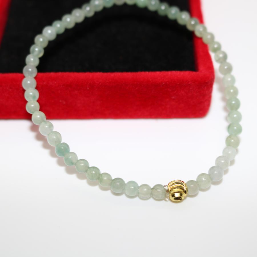 4ｍｍ　ブレスレット　ミャンマー天然A貨翡翠　ジェイダイト　ヒスイ　　天然石　 送料無料 |  | 06