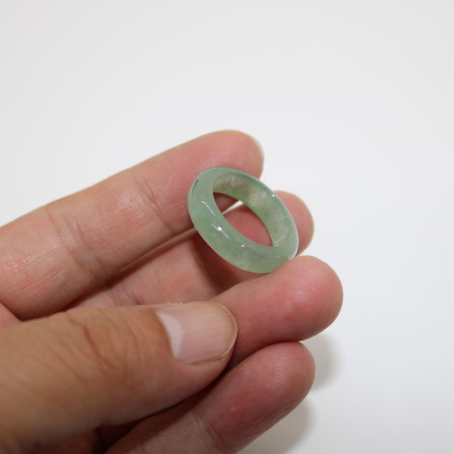 16号　17号　 指輪 リング ミャンマー天然翡翠　ジェイダイト　ヒスイ　A貨　天然石　 送料無料 | 