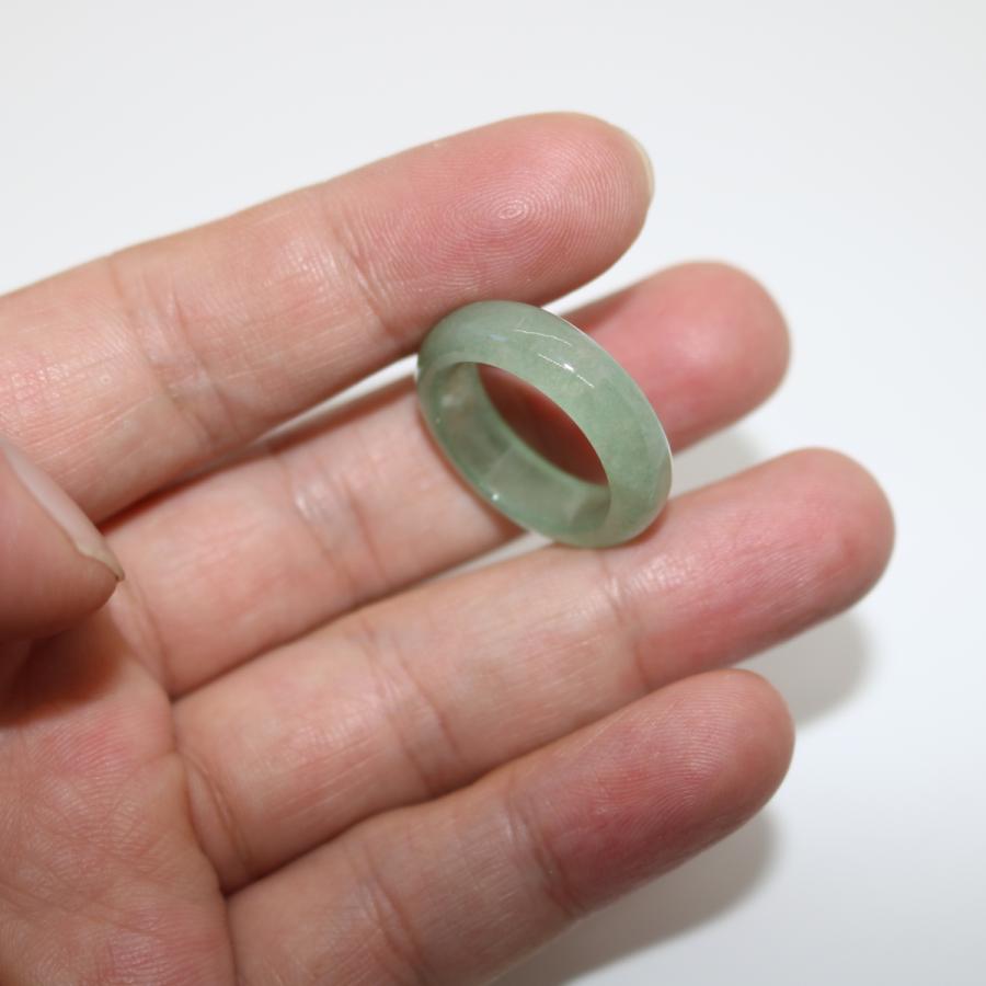 16号　17号　 指輪 リング ミャンマー天然翡翠　ジェイダイト　ヒスイ　A貨　天然石　 送料無料 |  | 03