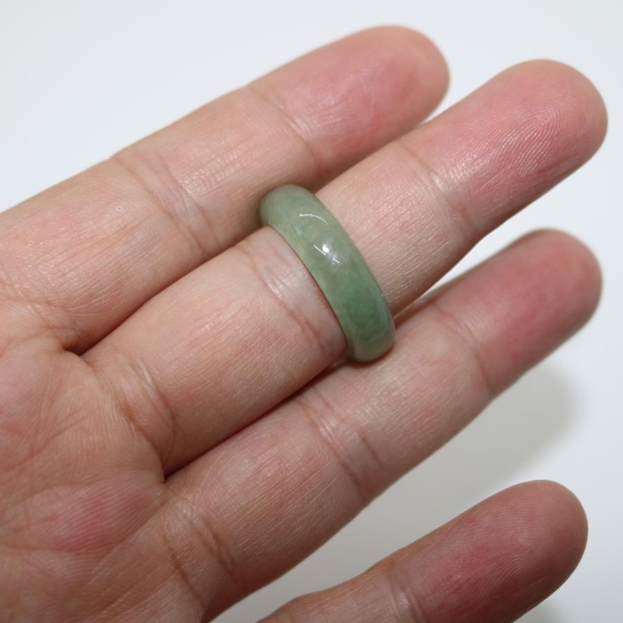 16号 17号 指輪 リング ミャンマー天然翡翠 ジェイダイト ヒスイ A貨