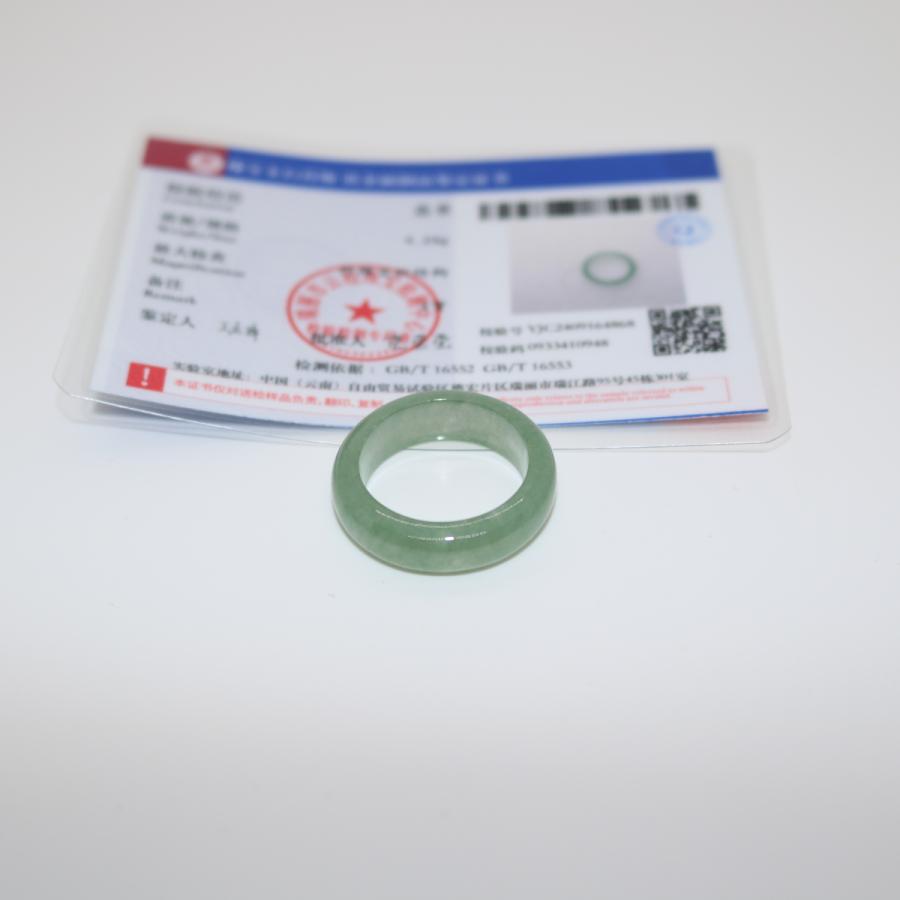 16号　17号　 指輪 リング ミャンマー天然翡翠　ジェイダイト　ヒスイ　A貨　天然石　 送料無料 |  | 10