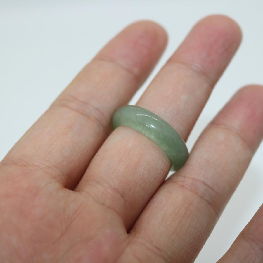16号　17号　 指輪 リング ミャンマー天然翡翠　ジェイダイト　ヒスイ　A貨　天然石　 送料無料 |  | 09