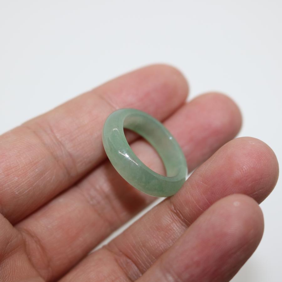 16/17号　 指輪 リング ミャンマー天然翡翠　ジェイダイト　ヒスイ　A貨　天然石　 送料無料 |  | 03