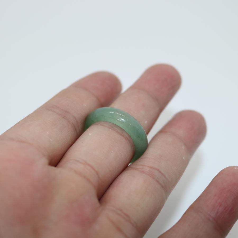 16/17号　 指輪 リング ミャンマー天然翡翠　ジェイダイト　ヒスイ　A貨　天然石　 送料無料 |  | 04