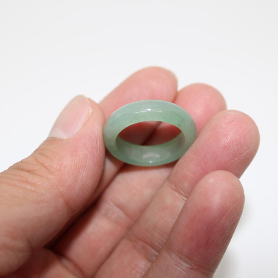 16/17号　 指輪 リング ミャンマー天然翡翠　ジェイダイト　ヒスイ　A貨　天然石　 送料無料 |  | 06