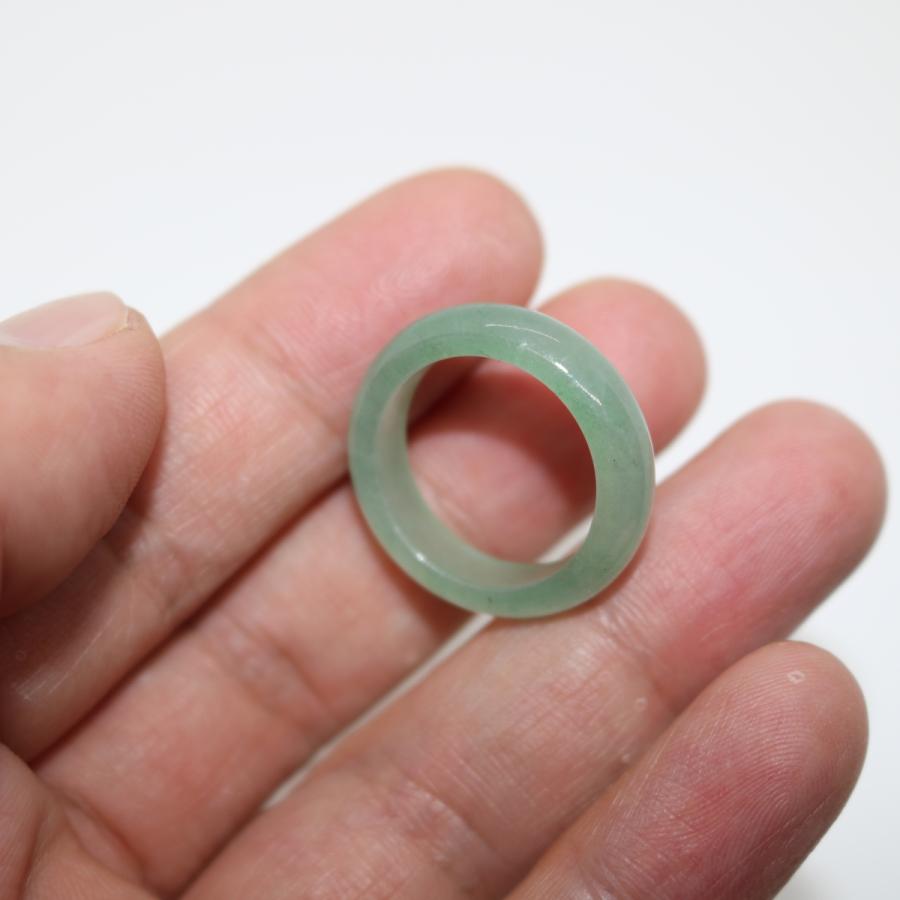 16/17号　 指輪 リング ミャンマー天然翡翠　ジェイダイト　ヒスイ　A貨　天然石　 送料無料 |  | 07