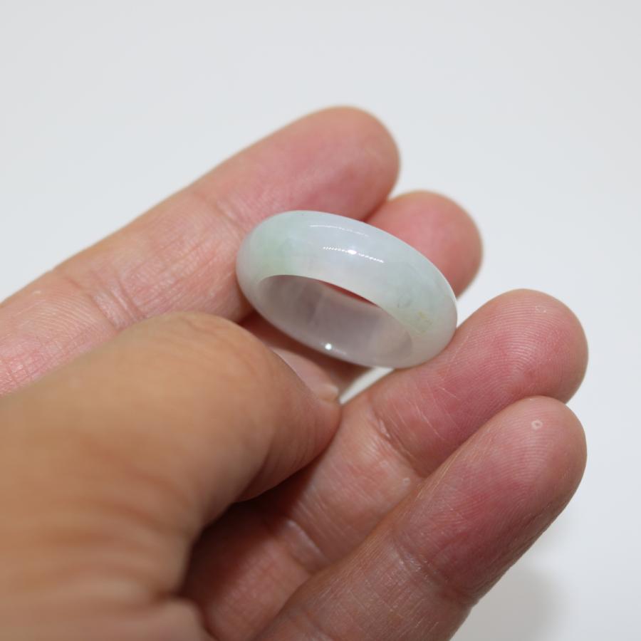 19/20号　 指輪 リング ミャンマー天然翡翠　ジェイダイト　ヒスイ　A貨　天然石　 送料無料 |  | 07