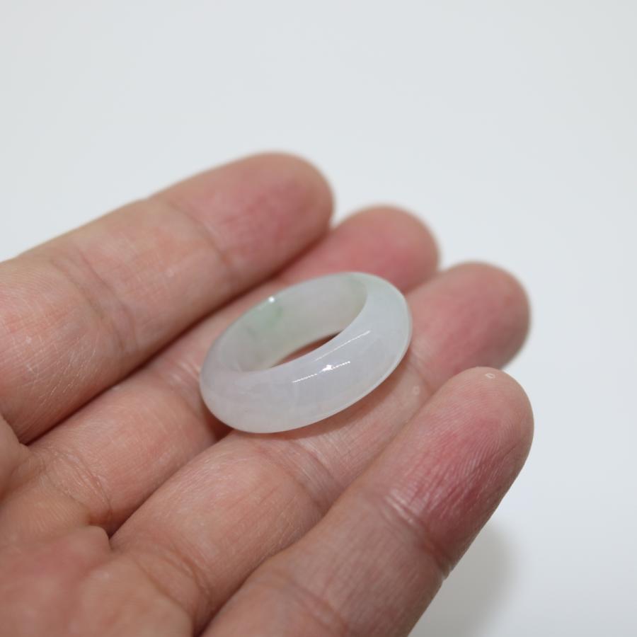 19/20号　 指輪 リング ミャンマー天然翡翠　ジェイダイト　ヒスイ　A貨　天然石　 送料無料 |  | 08