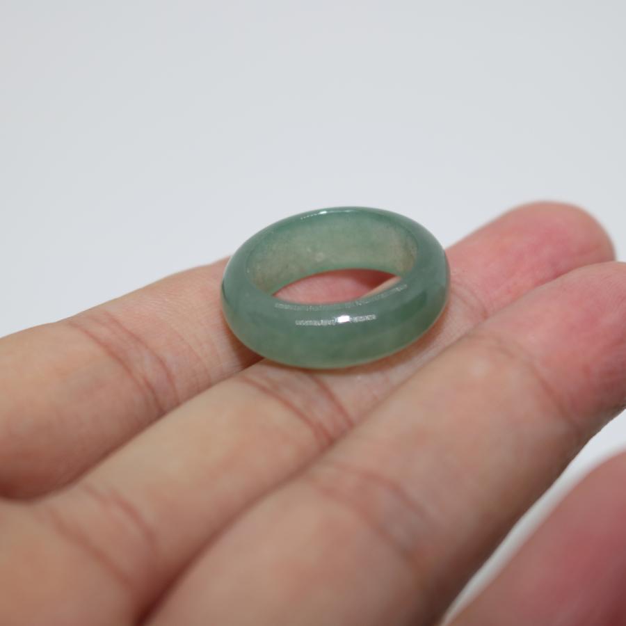 13号　14号　 指輪 リング ミャンマー天然翡翠　ジェイダイト　ヒスイ　A貨　天然石　 送料無料 | 