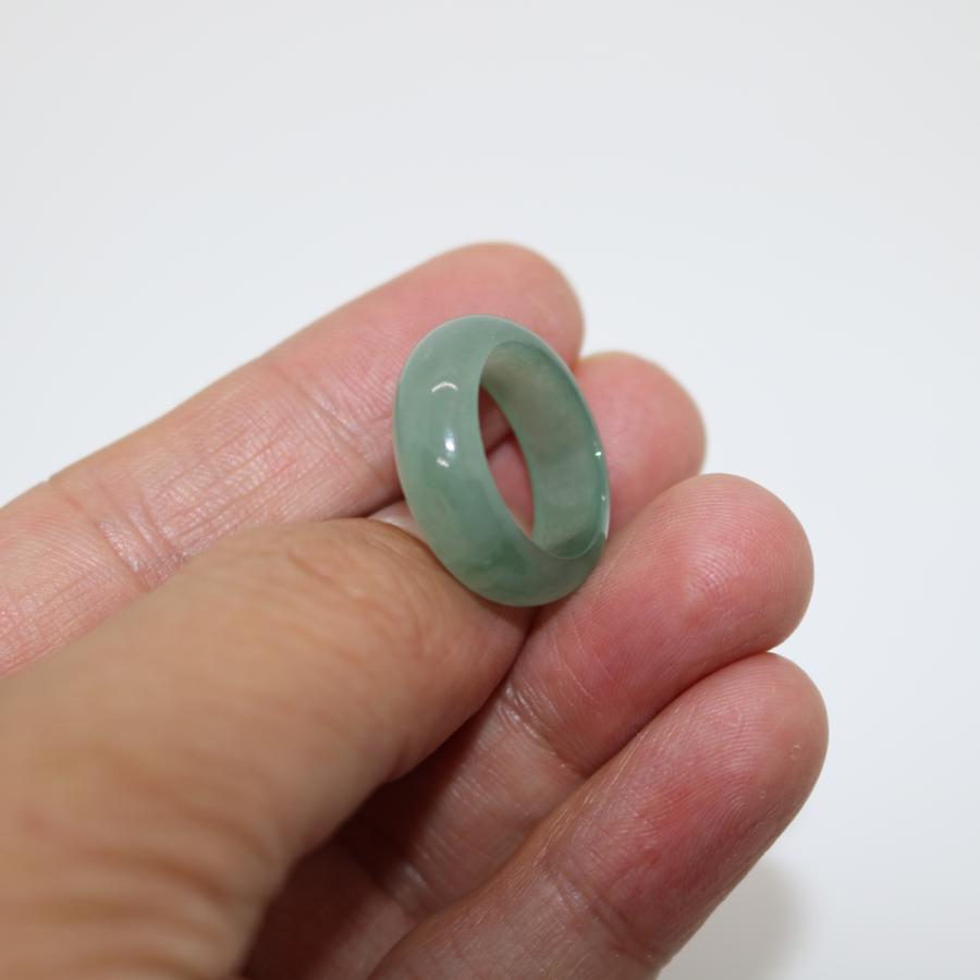 13号　14号　 指輪 リング ミャンマー天然翡翠　ジェイダイト　ヒスイ　A貨　天然石　 送料無料 |  | 11