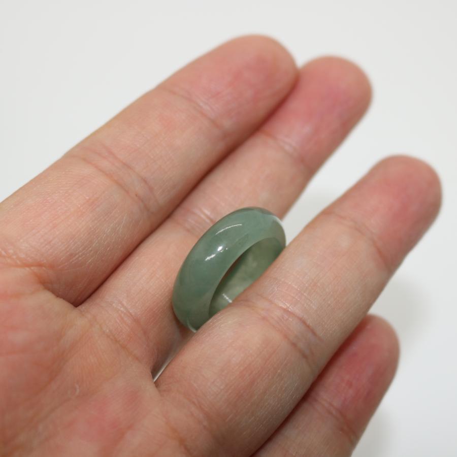 13号　14号　 指輪 リング ミャンマー天然翡翠　ジェイダイト　ヒスイ　A貨　天然石　 送料無料 |  | 06