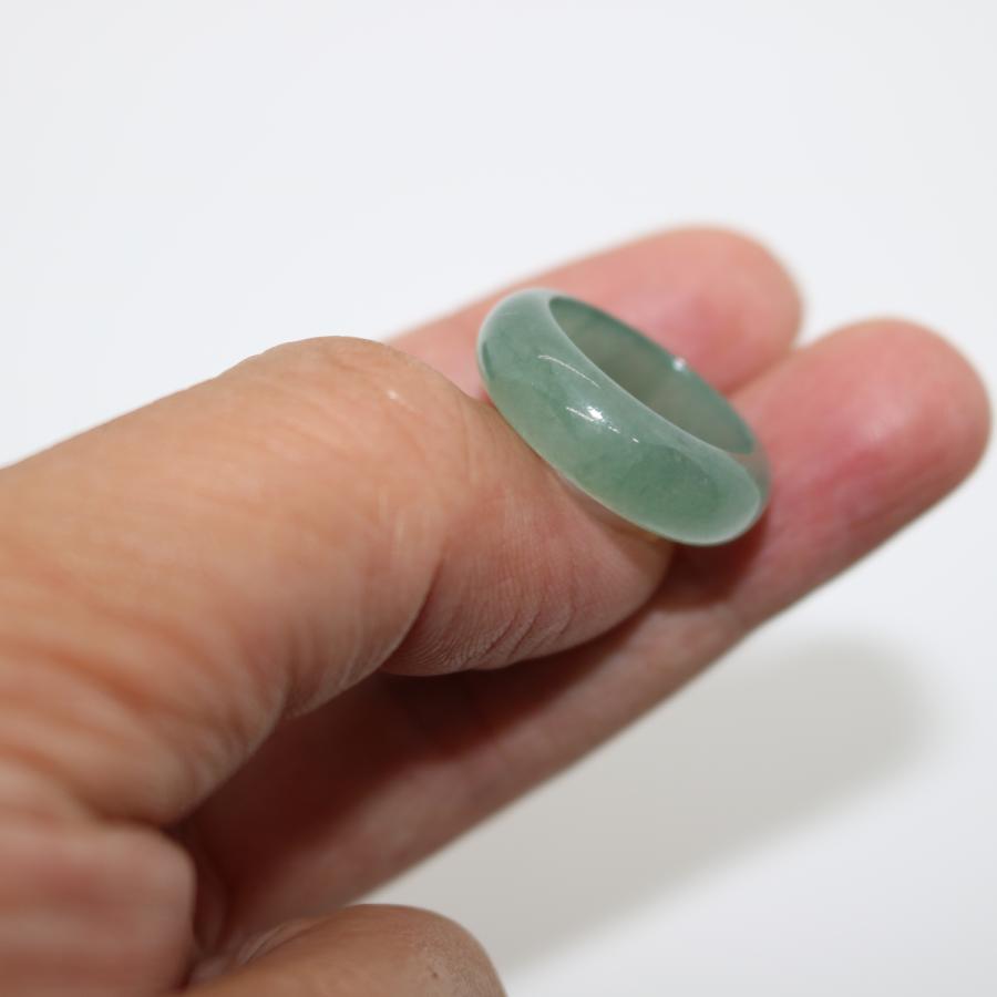 13号　14号　 指輪 リング ミャンマー天然翡翠　ジェイダイト　ヒスイ　A貨　天然石　 送料無料 |  | 07