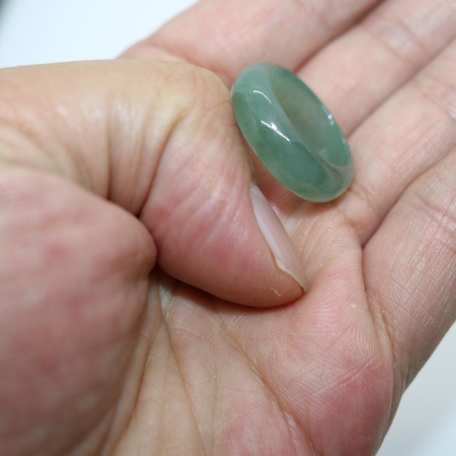 13号　14号　 指輪 リング ミャンマー天然翡翠　ジェイダイト　ヒスイ　A貨　天然石　 送料無料 |  | 08