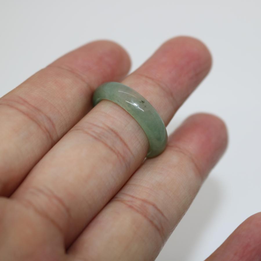 わけあり　13号　14号　 指輪 リング ミャンマー天然翡翠　ジェイダイト　ヒスイ　A貨　天然石　 送料無料 |  | 06
