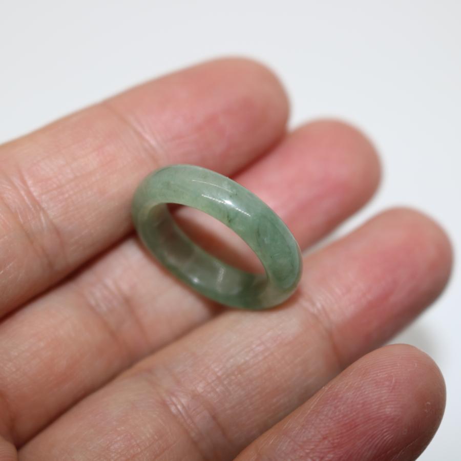 わけあり　13号　14号　 指輪 リング ミャンマー天然翡翠　ジェイダイト　ヒスイ　A貨　天然石　 送料無料 |  | 08