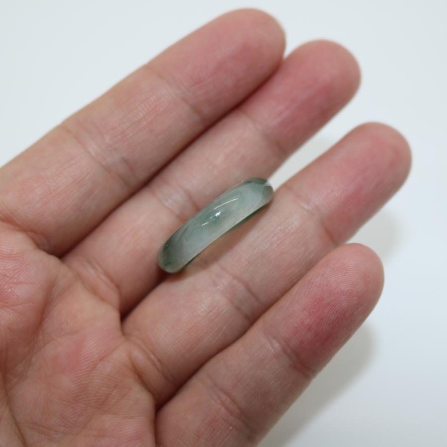 17号　 指輪 リング くりぬき ミャンマー天然翡翠　ジェイダイト　ヒスイ　A貨　天然石　 送料無料 |  | 11