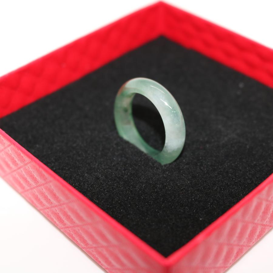 17号　 指輪 リング くりぬき ミャンマー天然翡翠　ジェイダイト　ヒスイ　A貨　天然石　 送料無料 |  | 03