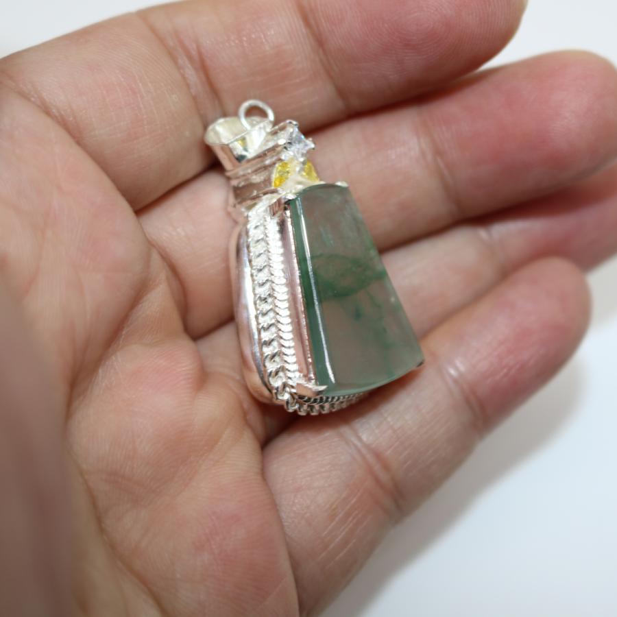 平安無事牌お守り　プレート　ミャンマー天然A貨翡翠　ジェイダイト　ヒスイ　ペンダントヘッド　　天然石　ネックレス　送料無料 |  | 07