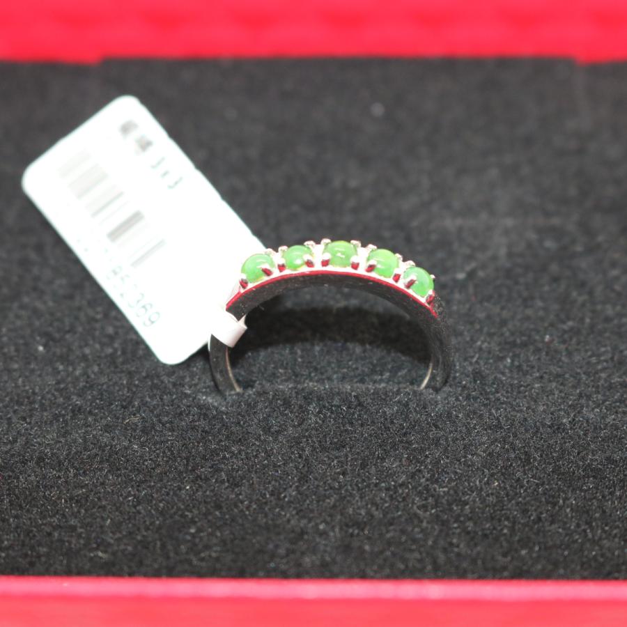 フリーサイズ 指輪 くりぬきリング ミャンマー天然翡翠 ジェイダイト ヒスイ A貨 天然石 送料無料　S925　シルバー925 |  | 07