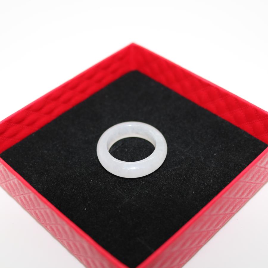 16/17号 指輪 くりぬきリング ミャンマー天然翡翠 ジェイダイト ヒスイ A貨 天然石 送料無料 |  | 01