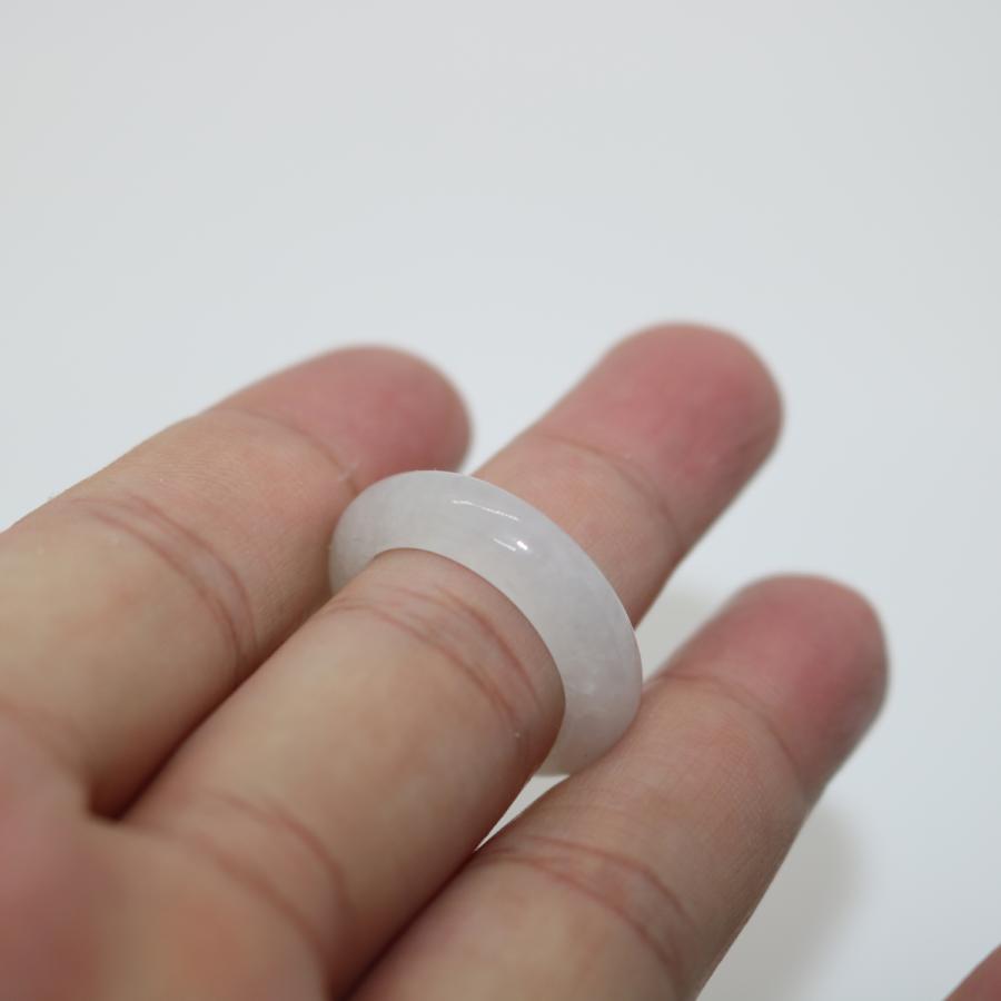 16/17号 指輪 くりぬきリング ミャンマー天然翡翠 ジェイダイト ヒスイ A貨 天然石 送料無料 |  | 05