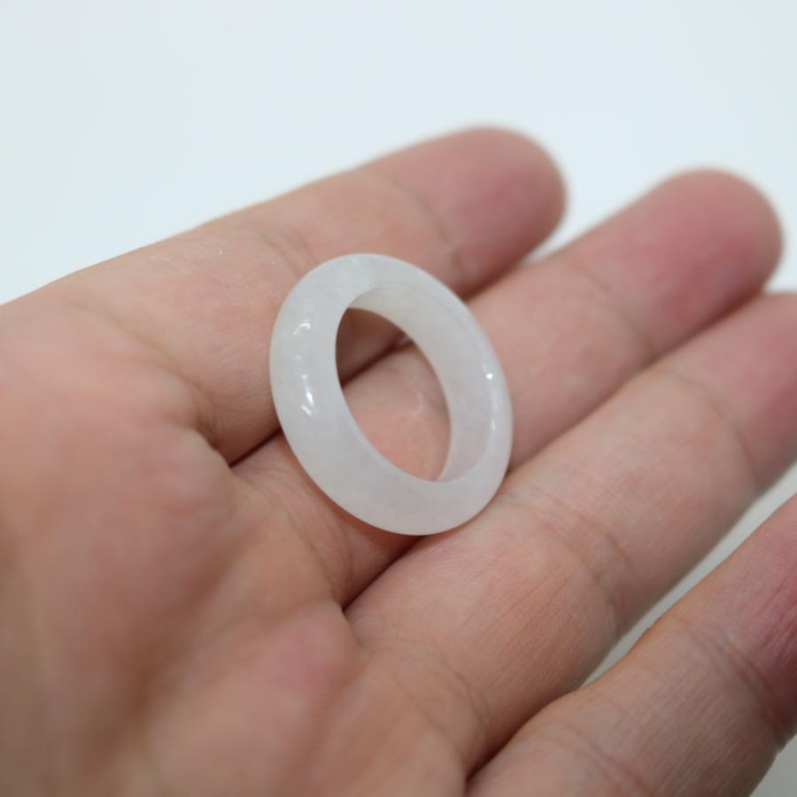 16/17号 指輪 くりぬきリング ミャンマー天然翡翠 ジェイダイト ヒスイ A貨 天然石 送料無料 |  | 07